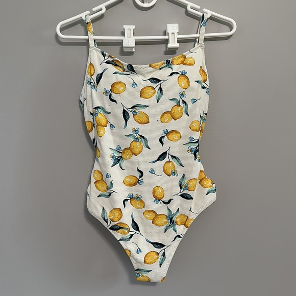 Jessica Simpson | Lemon One Piece Motif Swimming Bathing Suit  | Size M - Picture 9 of 13
